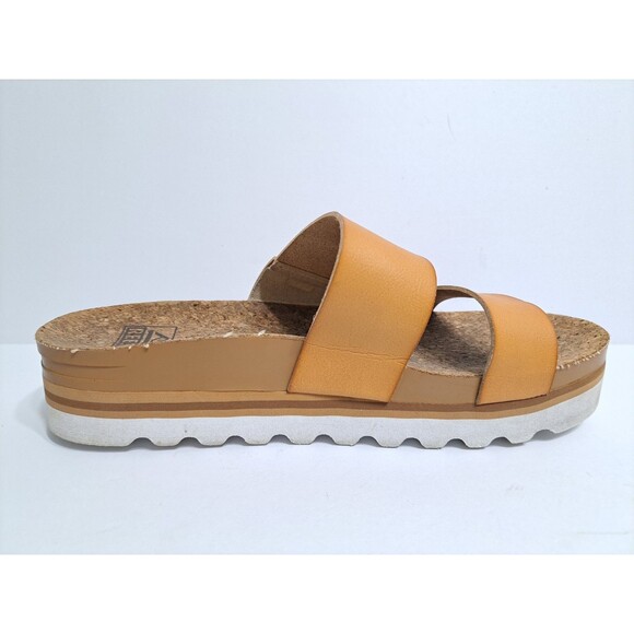 REEF Cushion Vista Hi Women's 8.5 Natural Platform Sandals Cork Leather - Picture 3 of 10